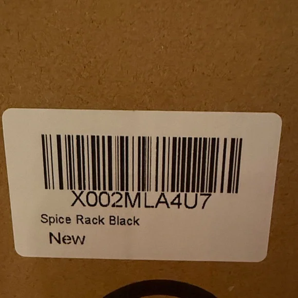 NEW — Black Spice Rack Organizer by Ultimate Hostess - Picture 7 of 7